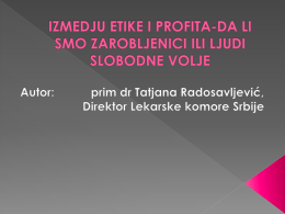 Prezentacija Lekarske komore Srbije
