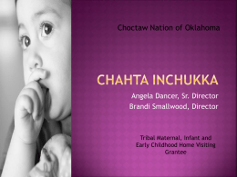 CHAHTA INCHUKKA - National Indian Health Board