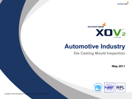 XOV Die Casting Mould Inspection