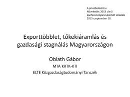 Oblath Gábor előadás