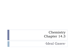 Chemistry Chapter 14.3