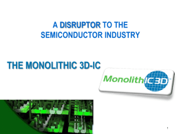 the monolithic 3d-ic