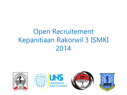 Oprect Rakorwil 3 ISMKI 2014