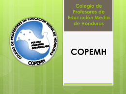 Presentación de COPEMH/Honduras