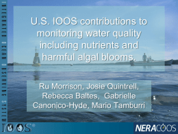 U.S. IOOS Contributions to Monitoring Water