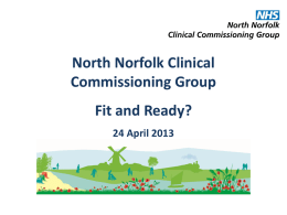 North Norfolk Clinical Commissioning Group