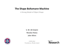 The Shape Boltzmann Machine: a Strong Model of
