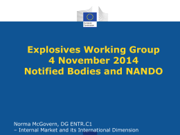 2014-11 Presentation Civil Explosives Mtg NANDO