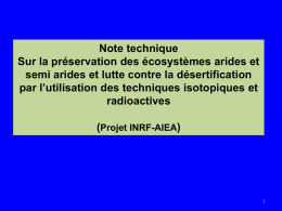 Diapositive 1 - Institut National de la Recherche Forestière