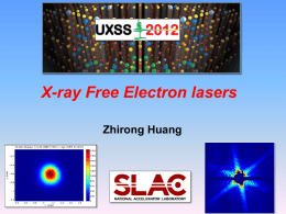 X-Ray Free Electron Lasers