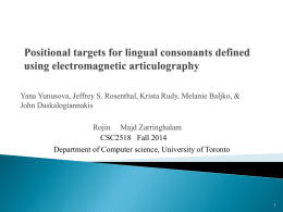 Purpose and objective - Department of Computer Science
