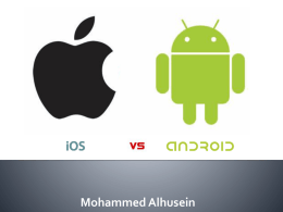 Android vs iOS Presentation
