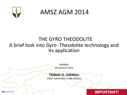 Gyro Theodolite