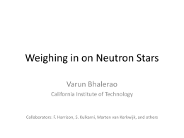 Masses of Neutron Stars