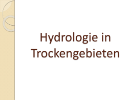 Rapp_Hydrologie in Trockengebieten