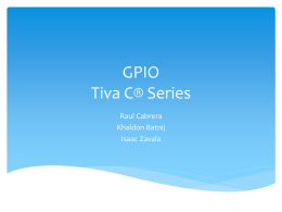 GPIO Tiva C® Series