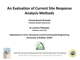 Site Response Analysis