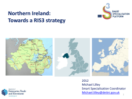 Northern Ireland: Towards a RIS3 strategy