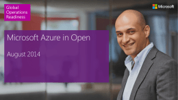 Microsoft Azure in Open L300