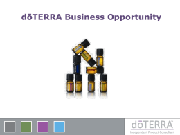 Powerpoint: doTERRA Business
