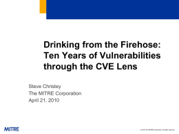 Recent History of Vulnerabilities through the CVE Lens