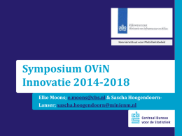 Innovatieprogramma OViN 2015-2017