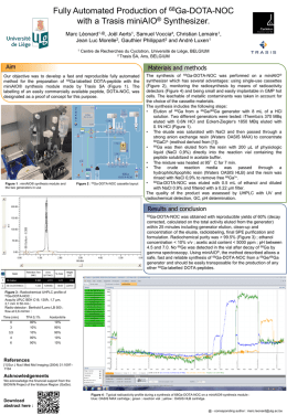 Fully Automated Production of 68Ga-DOTANOC with a Trasis