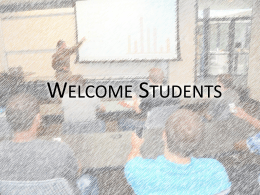 Welcome Students - Turning Technologies