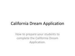 The CA Dream Act