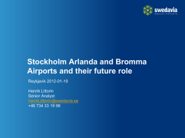 Bromma Stockholm Airport