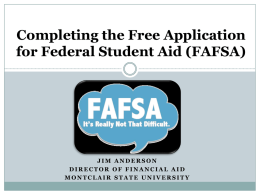 2015 FAFSA presentation