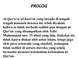 al-Qur`a>n` - UIN Alauddin Makassar
