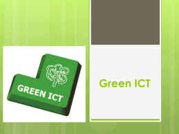Green ICT tips