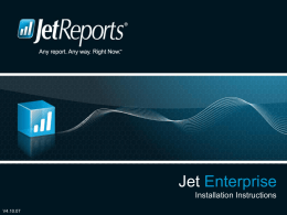 PPTX Jet Enterprise Installation Instructions