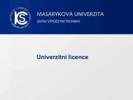 Univerzitní licence