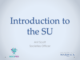 Introduction to the SU