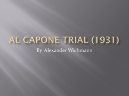 Al Capone Trial (1931)