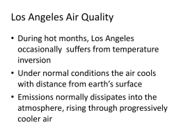 Air Quality in Los Angeles - Cal State LA