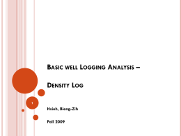 4 Density Log (Cont.)
