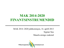 MAK 2014-2020 FINANTSINSTRUMENDID