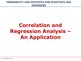 Simple Linear Regression Continued