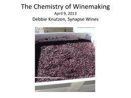 The Chemistry of Winemaking