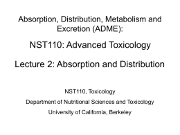 absorption, distribution, biotransformation