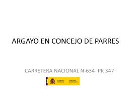 ARGAYO EN CONCEJO DE PARRES