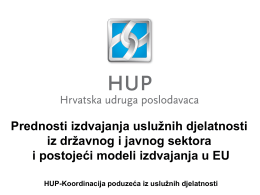 PowerPointova prezentacija - Hrvatska udruga poslodavaca