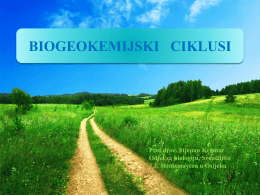 4. Biogeokemijski ciklusi