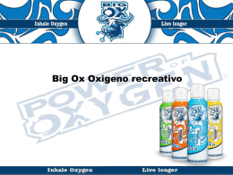 Big Ox Oxigeno recreativo
