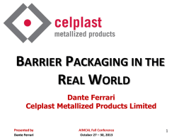 Water-Based - Celplast Metallized Products