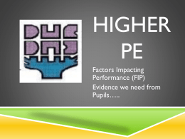 Higher PE fip presentation