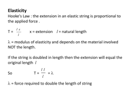 Elastic Strings - A Level Maths Help